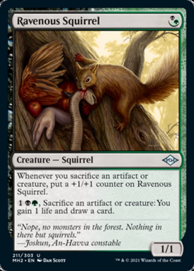 Ravenous Squirrel [Modern Horizons 2] [Foil]