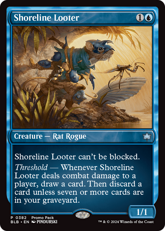 Shoreline Looter [Bloomburrow Promos] [Foil]