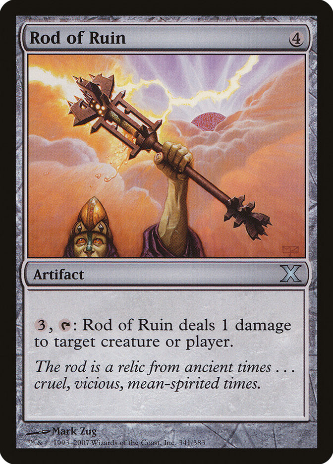 Rod of Ruin [Tenth Edition] [Foil]
