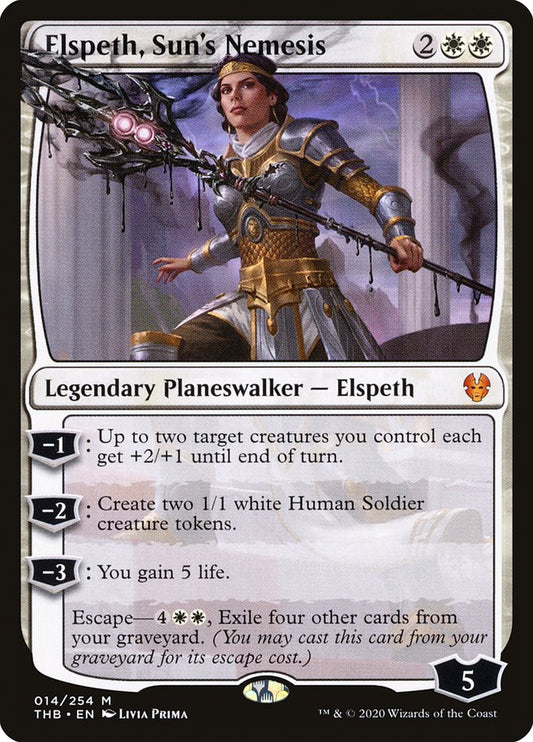 Elspeth, Sun's Nemesis [Theros Beyond Death] [Foil]