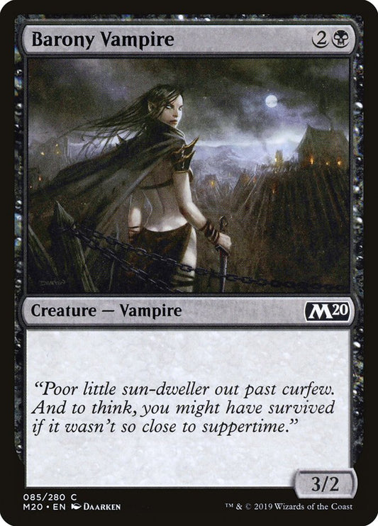Barony Vampire [Core Set 2020] [Foil]