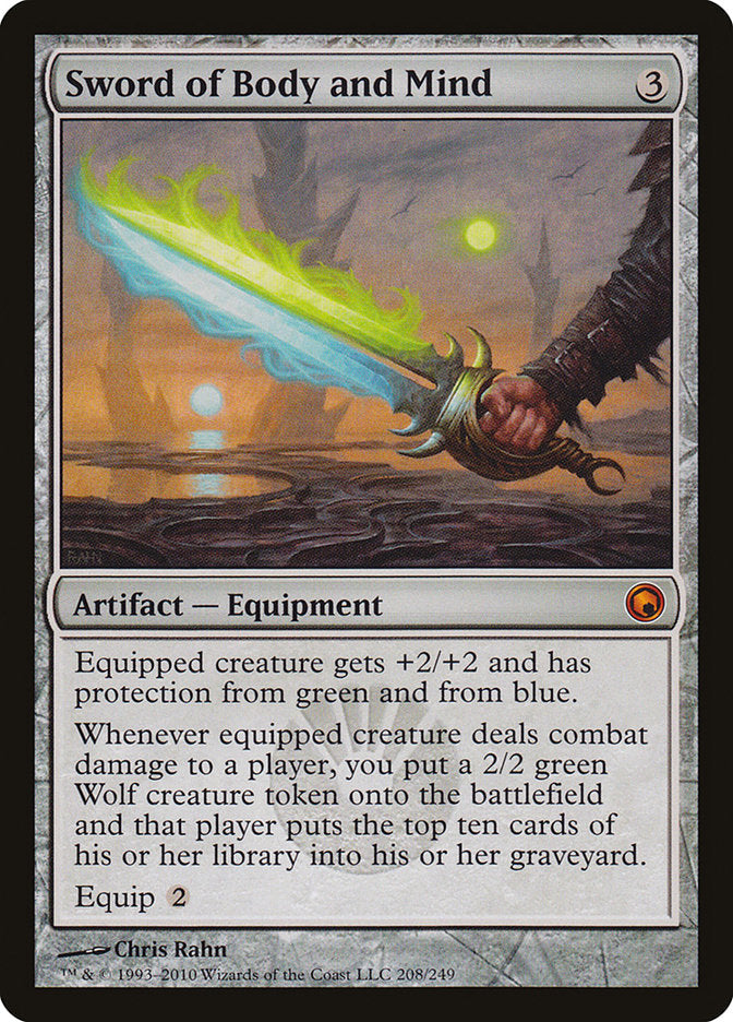 Sword of Body and Mind [Scars of Mirrodin] [Foil]