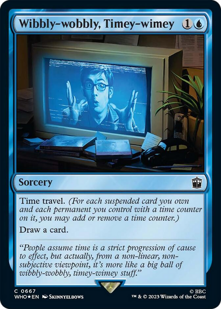 Wibbly-wobbly, Timey-wimey (Surge Foil) [Doctor Who] [Foil]