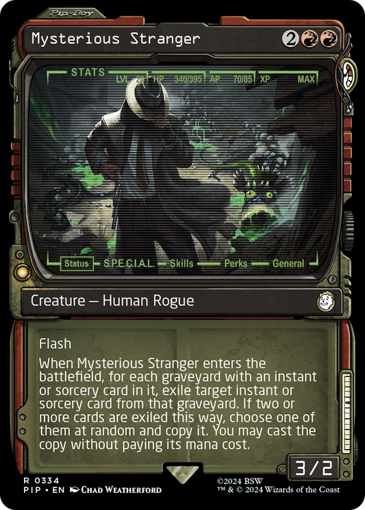 Mysterious Stranger (Showcase) [Fallout] [Foil]