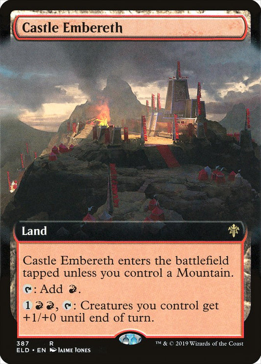 Castle Embereth (Extended Art) [Throne of Eldraine] [Foil]