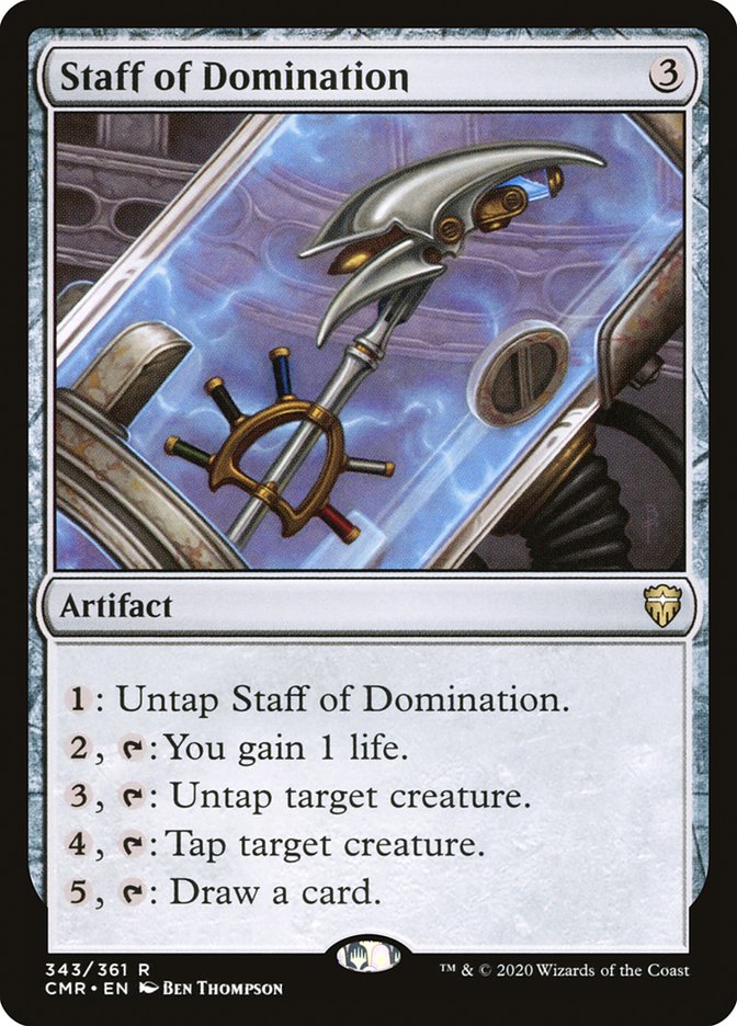 Staff of Domination [Commander Legends] [Foil]