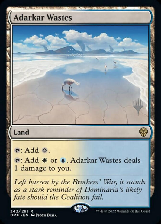 Adarkar Wastes (Promo Pack) [Dominaria United Promos] [Foil]