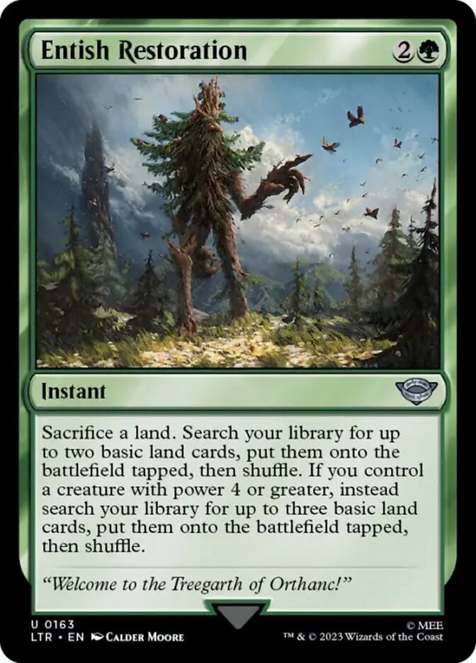 Entish Restoration [The Lord of the Rings: Tales of Middle-Earth] [Foil]
