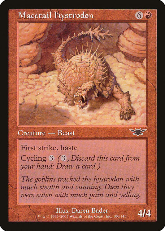 Macetail Hystrodon [Legions] [Foil]