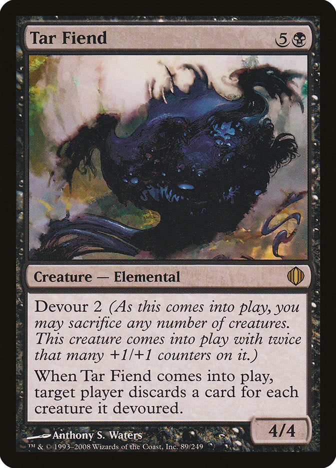 Tar Fiend [Shards of Alara] [Foil]