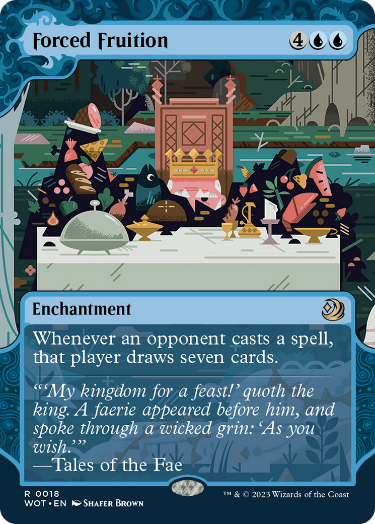 Forced Fruition [Wilds of Eldraine: Enchanting Tales] [Foil]