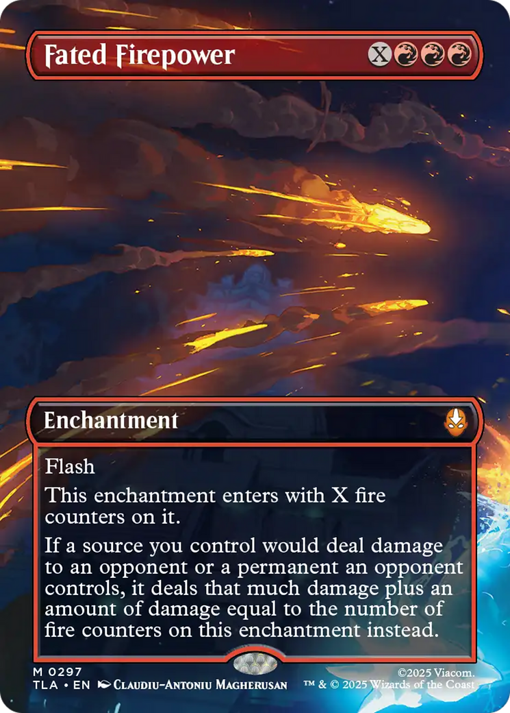 Fated Firepower (Borderless) [Avatar: The Last Airbender] [Foil]