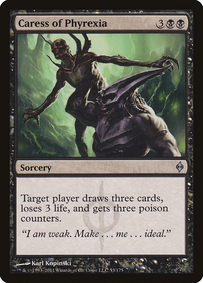 Caress of Phyrexia [New Phyrexia] [Foil]