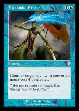 Disdainful Stroke (Timeshifted) [Time Spiral Remastered] [Foil]