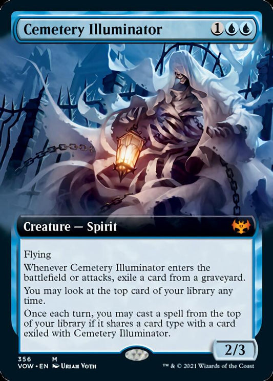 Cemetery Illuminator (Extended Art) [Innistrad: Crimson Vow] [Foil]