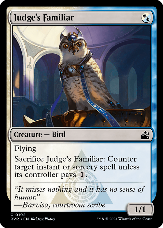 Judge's Familiar [Ravnica Remastered] [Foil]