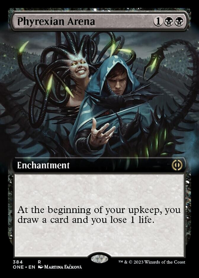 Phyrexian Arena (Extended Art) [Phyrexia: All Will Be One] [Foil]
