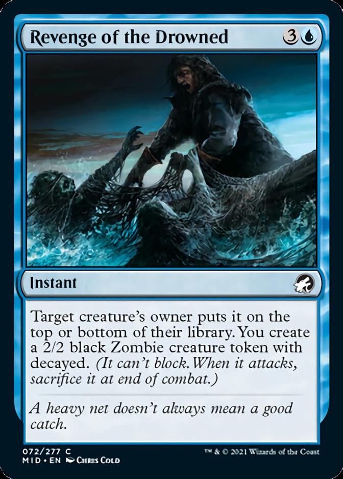 Revenge of the Drowned [Innistrad: Midnight Hunt] [Foil]