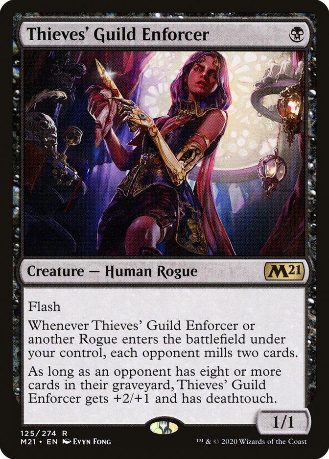 Thieves' Guild Enforcer [Core Set 2021] [Foil]