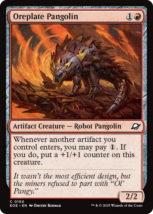 Oreplate Pangolin [Edge of Eternities] [Foil]
