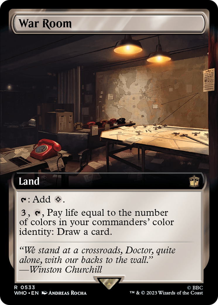 War Room (Extended Art) [Doctor Who] [Foil]