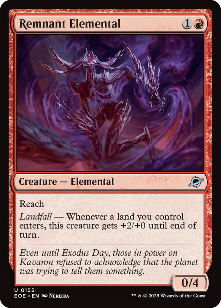 Remnant Elemental [Edge of Eternities] [Foil]