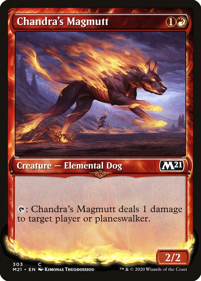 Chandra's Magmutt (Showcase) [Core Set 2021] [Foil]