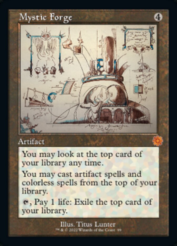 Mystic Forge (Retro Schematic) [The Brothers' War Retro Artifacts] [Foil]