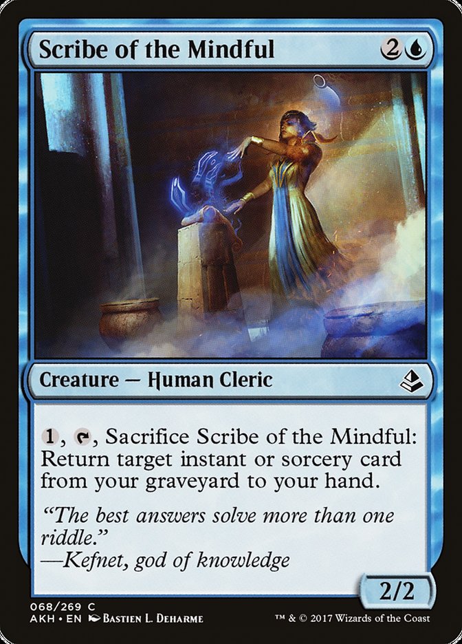 Scribe of the Mindful [Amonkhet] [Foil]