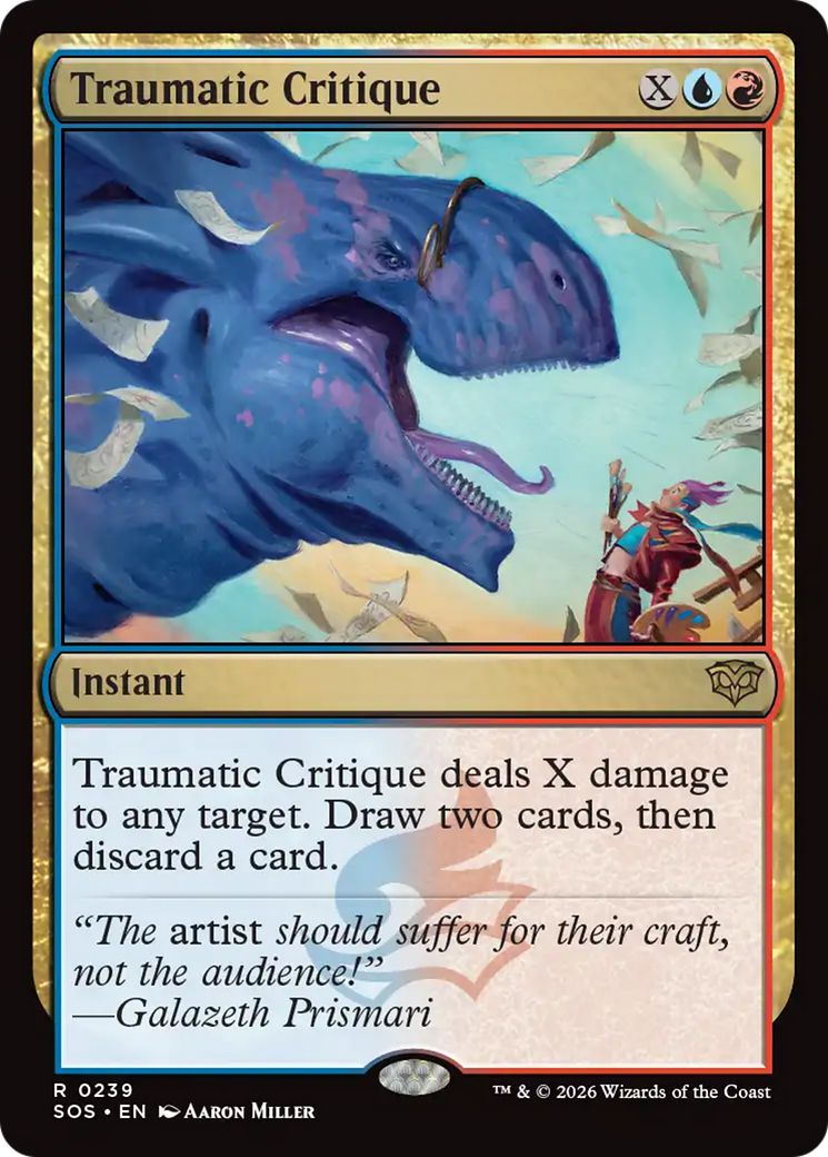 Traumatic Critique [Secrets of Strixhaven] [Foil]