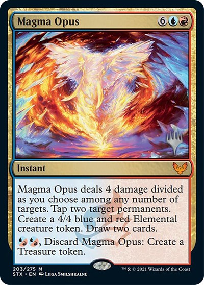 Magma Opus (Promo Pack) [Strixhaven: School of Mages Promos] [Foil]