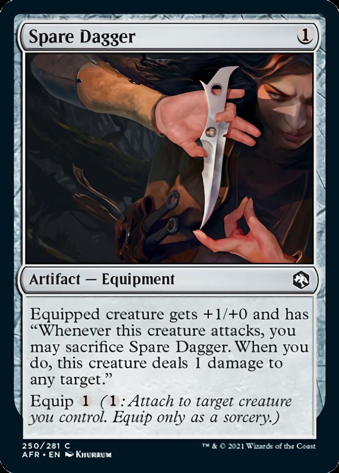 Spare Dagger [Dungeons & Dragons: Adventures in the Forgotten Realms] [Foil]