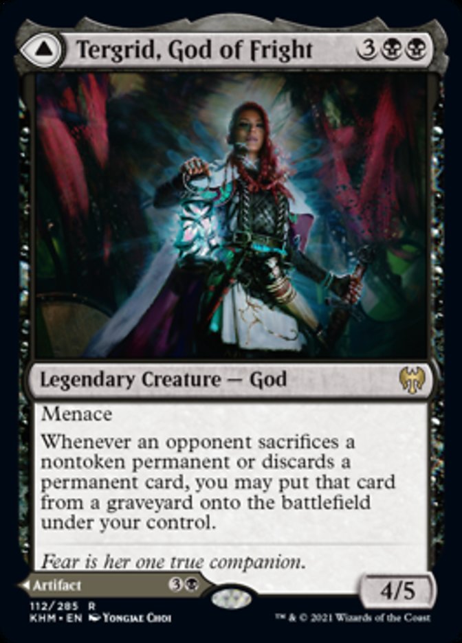 Tergrid, God of Fright // Tergrid's Lantern [Kaldheim] [Foil]