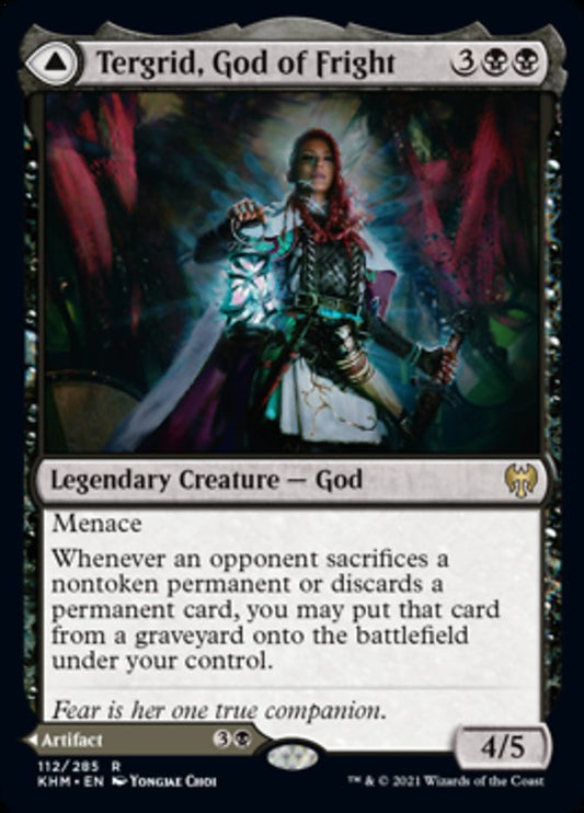 Tergrid, God of Fright // Tergrid's Lantern [Kaldheim] [Foil]