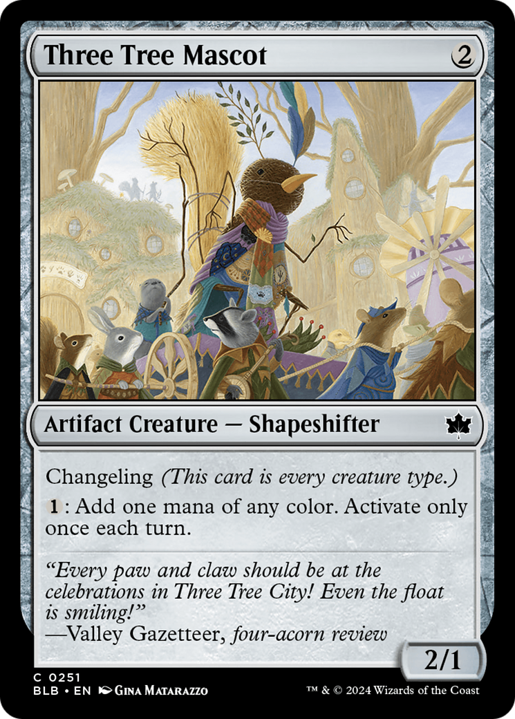 Three Tree Mascot [Bloomburrow] [Foil]