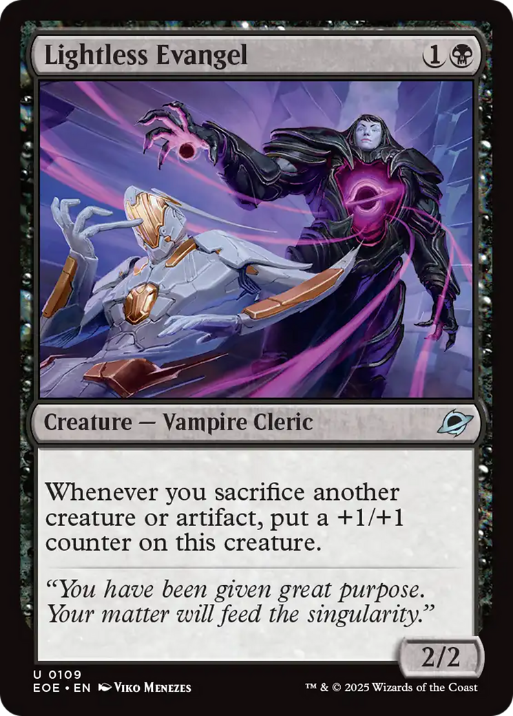 Lightless Evangel [Edge of Eternities] [Foil]