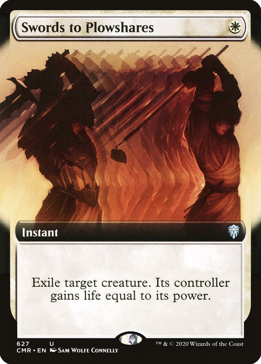 Swords to Plowshares (Extended Art) [Commander Legends] [Foil]