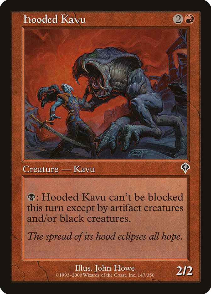 Hooded Kavu [Invasion] [Foil]