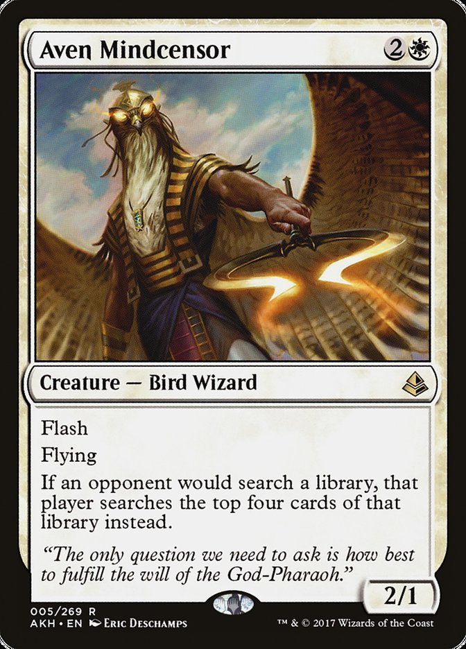 Aven Mindcensor [Amonkhet] [Foil]