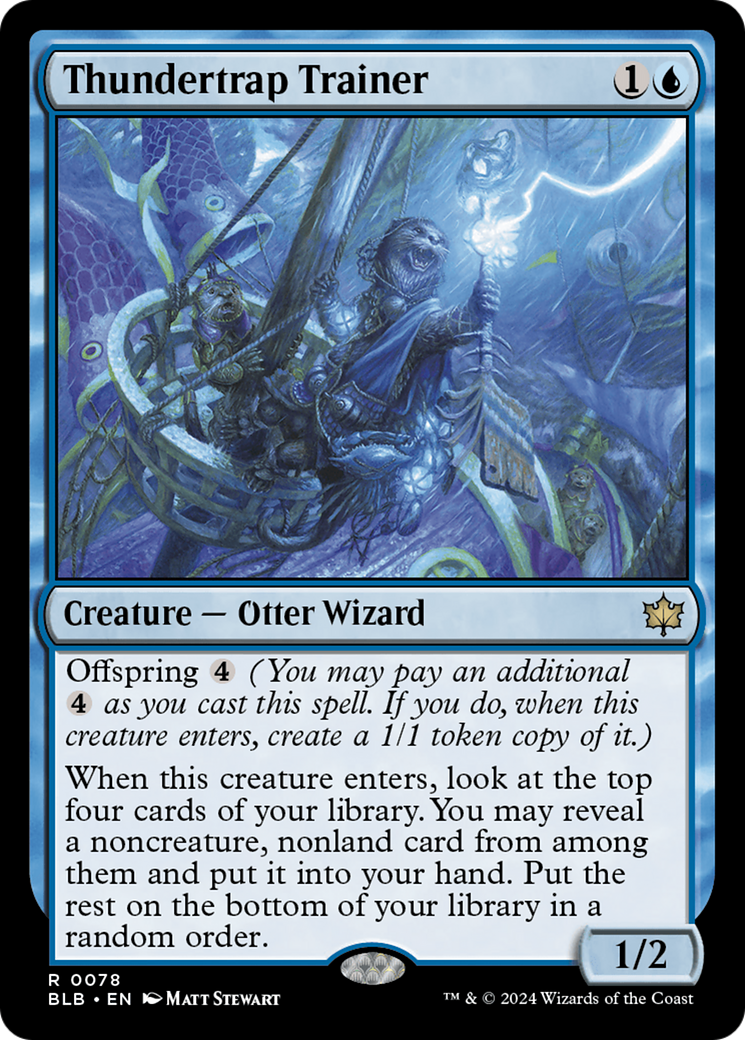 Thundertrap Trainer [Bloomburrow] [Foil]
