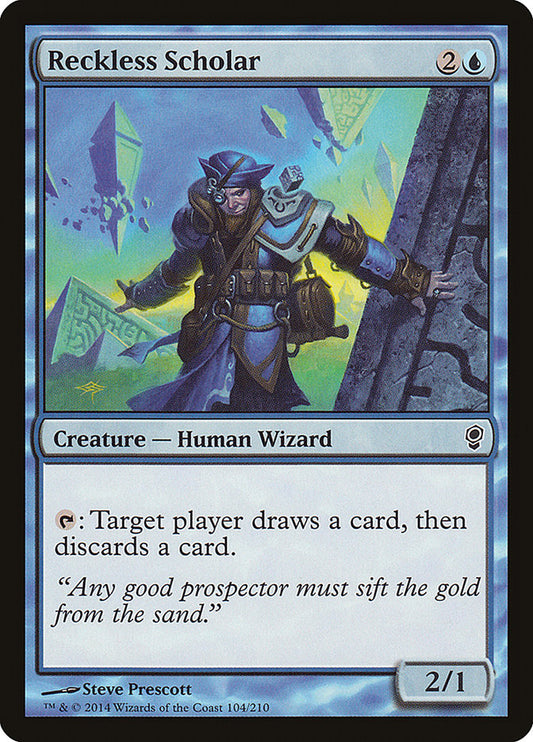 Reckless Scholar [Conspiracy] [Foil]