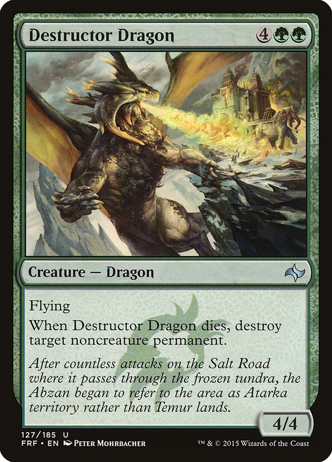 Destructor Dragon [Fate Reforged] [Foil]