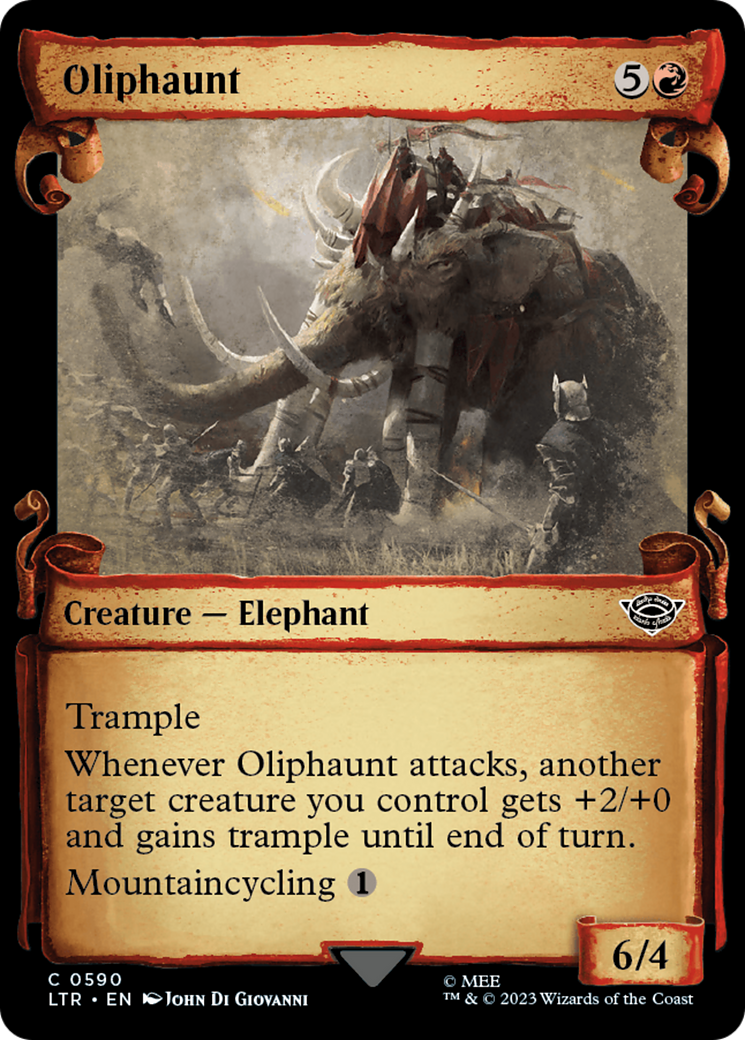 Oliphaunt [The Lord of the Rings: Tales of Middle-Earth Showcase Scrolls] [Foil]