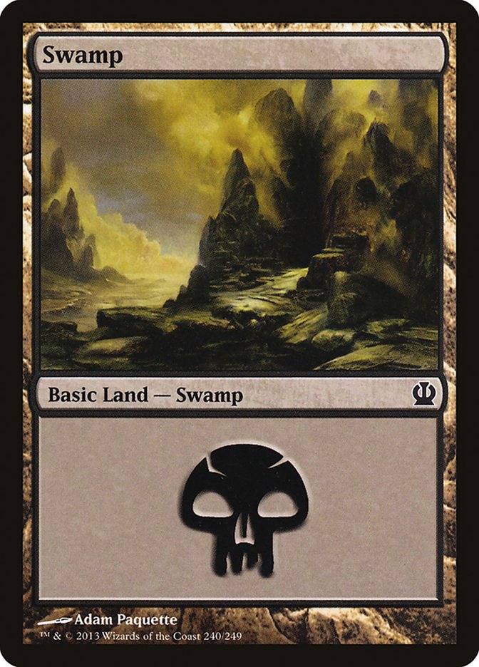 Swamp (240) [Theros] [Foil]