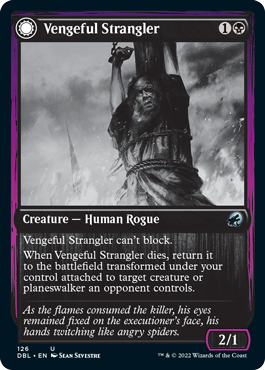 Vengeful Strangler // Strangling Grasp [Innistrad: Double Feature] [Foil]