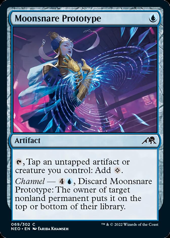 Moonsnare Prototype [Kamigawa: Neon Dynasty] [Foil]