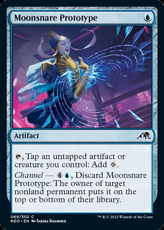 Moonsnare Prototype [Kamigawa: Neon Dynasty] [Foil]