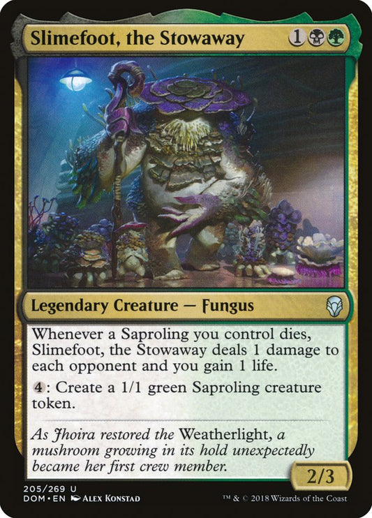 Slimefoot, the Stowaway [Dominaria] [Foil]