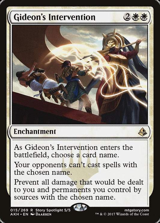 Gideon's Intervention [Amonkhet] [Foil]