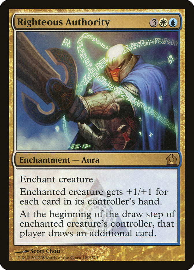 Righteous Authority [Return to Ravnica] [Foil]